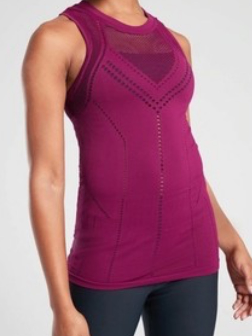 Athleta Oxygen Tank Burgundy XS